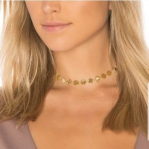 Gorjana chloe hammered choker necklace